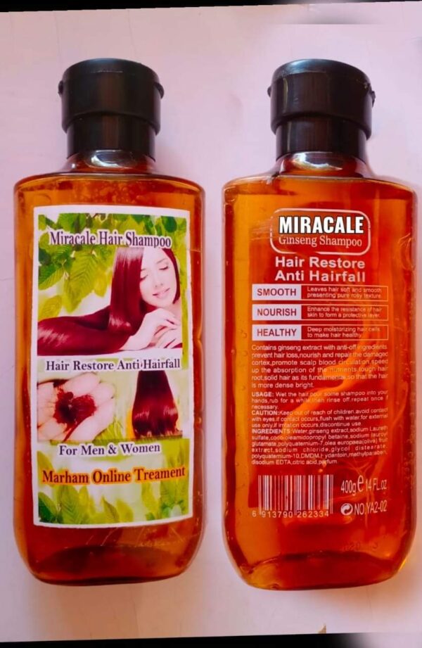 🧴 Miracle Ginseng Hair Restore Anti Hair Fall Shampoo